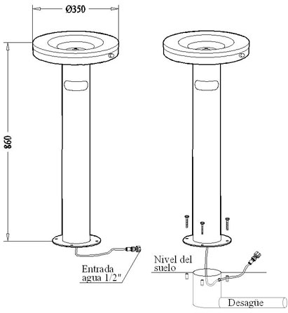 Fontaine à eau pour carafes, Vente distributeur eau - AquaVanguard -  CANALETAS