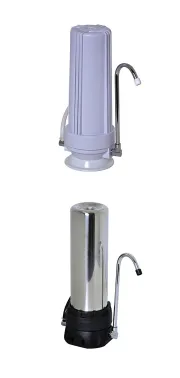 Filtros depuradores de agua especialmente diseñados para su utilización en el hogar. Equipo de osmosis inversa.  Filt. sobremesa
