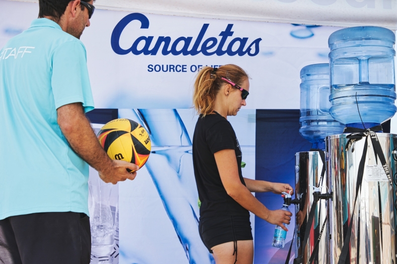 Canaletas en el torneo Voleiboom 