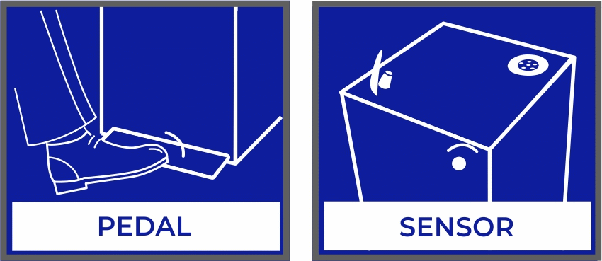 Fuentes de agua manos libres