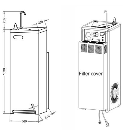 Drinking fountain SERIES 6OI Canaletas